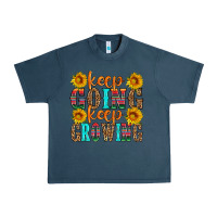 Midnight Navy keep going keep growing Urban Heavy Tee - HRA Design Shop