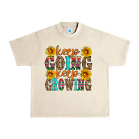 Sandshell keep going keep growing Urban Heavy Tee - HRA Design Shop