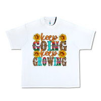 White keep going keep growing Urban Heavy Tee - HRA Design Shop