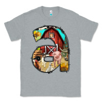 Heather Grey farm life alphabet lowercase letters a Classic Tee - BundleAndBundleShop