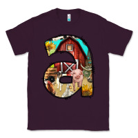 Plum farm life alphabet lowercase letters a Classic Tee - BundleAndBundleShop