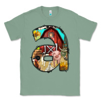Sage farm life alphabet lowercase letters a Classic Tee - BundleAndBundleShop