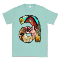 Seafoam farm life alphabet lowercase letters a Classic Tee - BundleAndBundleShop