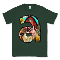 Sports Green farm life alphabet lowercase letters a Classic Tee - BundleAndBundleShop