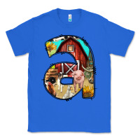 True Royal farm life alphabet lowercase letters a Classic Tee - BundleAndBundleShop