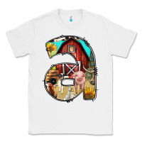 White farm life alphabet lowercase letters a Classic Tee - BundleAndBundleShop