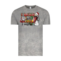 Cloud Rock I Believe In Santa And Coffee Vintage Tee - CowhideDigitalArt