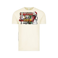 Vintage Arctic I Believe In Santa And Coffee Vintage Tee - CowhideDigitalArt