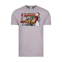 Vintage Zinc I Believe In Santa And Coffee Vintage Tee - CowhideDigitalArt