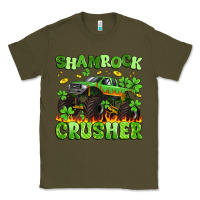 Army Green shamrock crusher Classic Tee - Artiststas