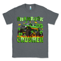 Charcoal Heather shamrock crusher Classic Tee - Artiststas