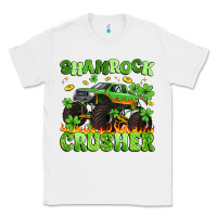 White shamrock crusher Classic Tee - Artiststas
