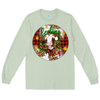 Matcha Christmas feeling jolly cow ornament Long Sleeve Tee - Artiststas