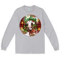 Moon Dust Christmas feeling jolly cow ornament Long Sleeve Tee - Artiststas