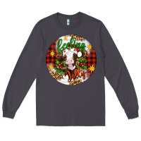 Smoke Christmas feeling jolly cow ornament Long Sleeve Tee - Artiststas