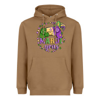 Toasted Coconut mardi gras game Heavyweight Hoodie - MaliasSmallBusiness