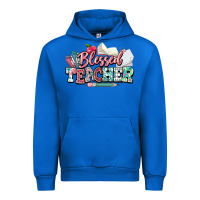 Cobalt blessed teacher school Urban Hoodie - NancyCooperArtShop