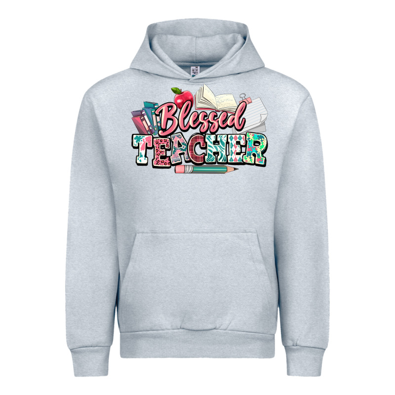 Blessed Teacher School Urban Hoodie by NancyCooperArtShop | Teevron