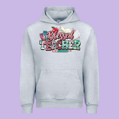 Blessed Teacher School Urban Hoodie Designed By Nancycooperartshop