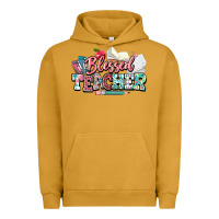 Pigment Peanut Butter blessed teacher school Urban Hoodie - NancyCooperArtShop