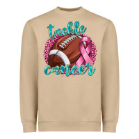 Mushroom Tackle Cancer Football Heavyweight Sweatshirt - texasbilliewilder