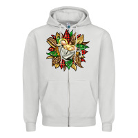 Dove Grey christmas baby jesus sunflower Zipper Hoodie - Jasminsmagicworld