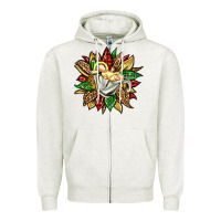 Oatmeal Heather christmas baby jesus sunflower Zipper Hoodie - Jasminsmagicworld