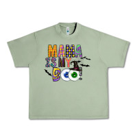 Oil Green Mama is my Boo Urban Heavy Tee - CowhideDigitalArt