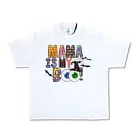 White Mama is my Boo Urban Heavy Tee - CowhideDigitalArt