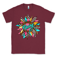 Burgundy racing sunflower Classic Tee - AdoDesignShop