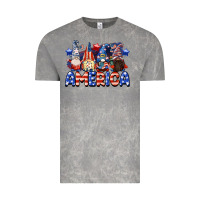 Cloud Rock America gnomes 4th of July Vintage Tee - CowGirlArtShop