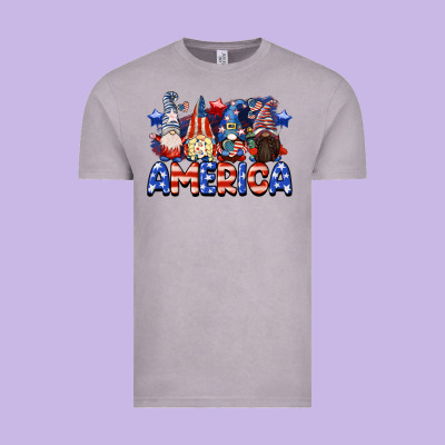 America Gnomes 4th Of July Vintage Tee Designed By Cowgirlartshop