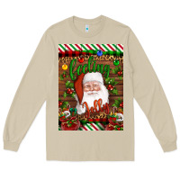 Mushroom Christmas Feeling Jolly Santa Long Sleeve Tee - Artiststas