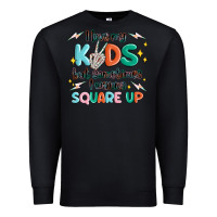 Black i love my kids but sometimes i wanna square up Premium Sweatshirt - MaliasSmallBusiness