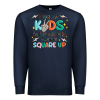 Navy i love my kids but sometimes i wanna square up Premium Sweatshirt - MaliasSmallBusiness