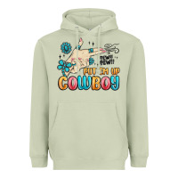 Matcha western turquoise put em up cowboy Heavyweight Hoodie - MaliasSmallBusiness