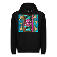 Black cheer mom Premium Hoodie - LillyAllenDesigns