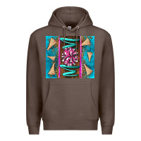 Coffee cheer mom Premium Hoodie - LillyAllenDesigns
