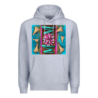 Heather Grey cheer mom Premium Hoodie - LillyAllenDesigns