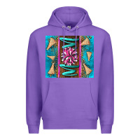 Purple cheer mom Premium Hoodie - LillyAllenDesigns