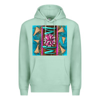 Seafoam cheer mom Premium Hoodie - LillyAllenDesigns