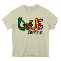 Mossy love Christmas Heavy Core Tee - CowhideDigitalArt