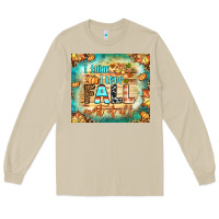 Mushroom i think i love fall most of all tumbler Long Sleeve Tee - BundleAndBundleShop