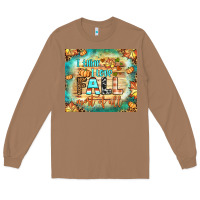 Toasted Coconut i think i love fall most of all tumbler Long Sleeve Tee - BundleAndBundleShop