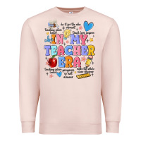 Pale Pink in my teacher era Premium Sweatshirt - MaliasSmallBusiness