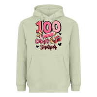 Matcha 100 days sharper school Heavyweight Hoodie - MaliasSmallBusiness