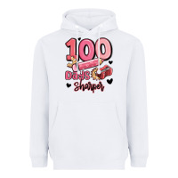 White 100 days sharper school Heavyweight Hoodie - MaliasSmallBusiness