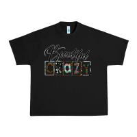 Black beatiful crazy Urban Heavy Tee - SublimationCraftShop