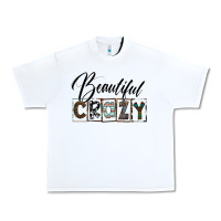 White beatiful crazy Urban Heavy Tee - SublimationCraftShop