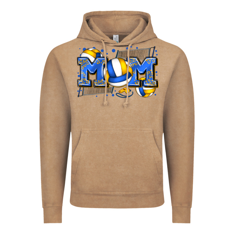 Mom Volleyball Vintage Hoodie by Zillion Design Studio | Teevron